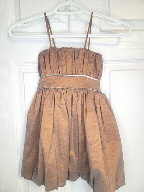 ⚡BOGO⚡Copper-Colored Toddler Dress 12-18M